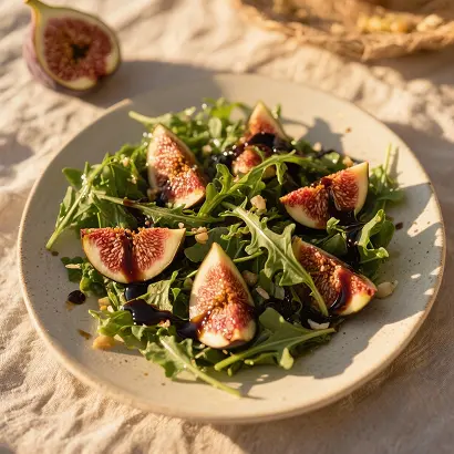 Fig & Arugula Salad by the fig cafe