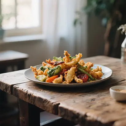 Polenta Corn Fritters by the fig cafe